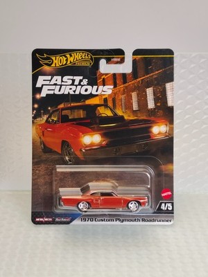 Hot Wheels 1970 Custom Plymouth Roadrunner - Fast & Furious Premium Car Culture