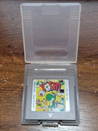 Yoshi's Cookie (Nintendo Game Boy, 1993) - Game and Clear Case