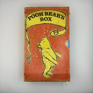 Pooh Bear's Box - 1970’s vintage PB set of 4 by A.A. Milne