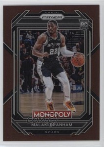 2022-23 Panini Prizm Monopoly Brown Prizm /249 Malaki Branham #81 Rookie RC
