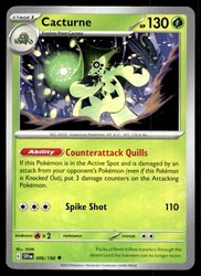 Cacturne 006/198 Scarlet & Violet Base Set Uncommon