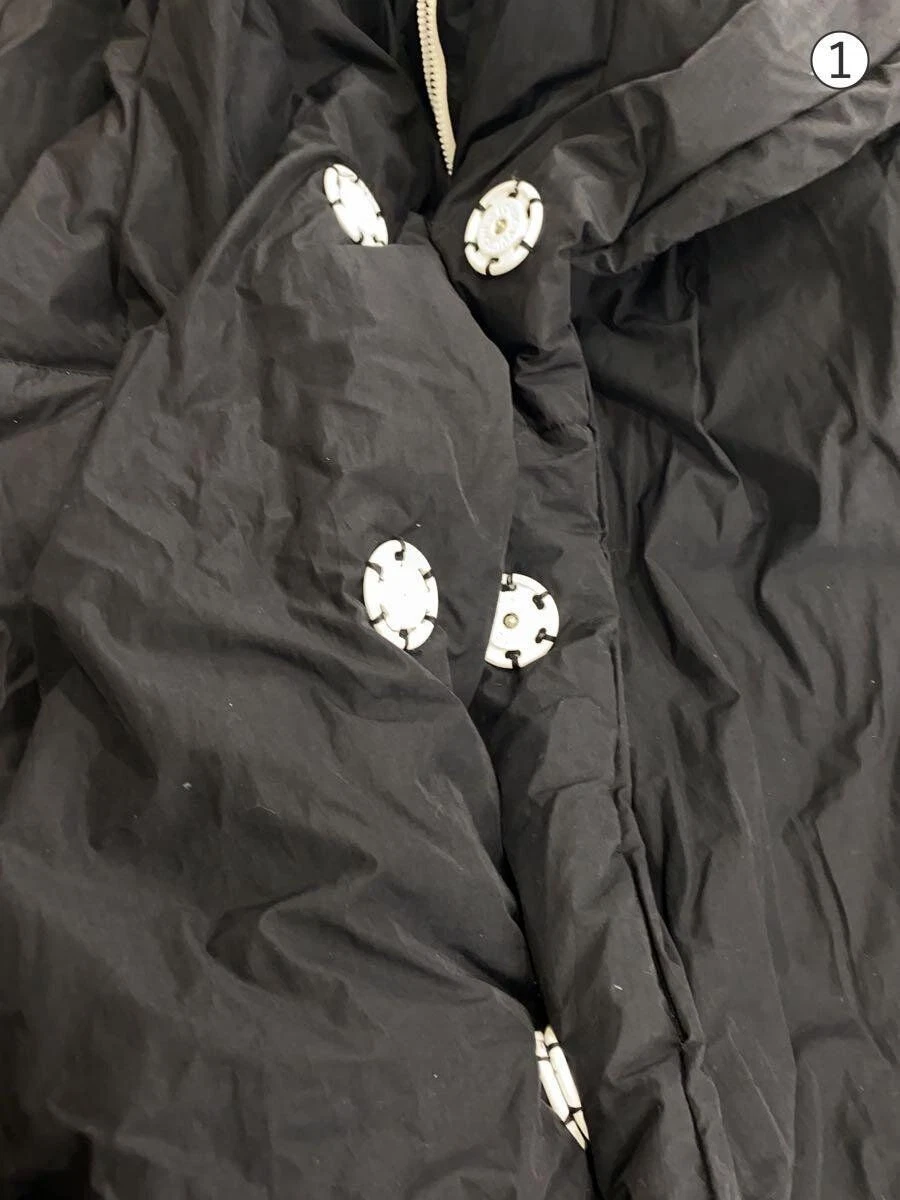 LOUIS VUITTON（LV） Piumino LOUIS VUITTON altro fronte mosca 19AW 48 cotone nero tinta unita