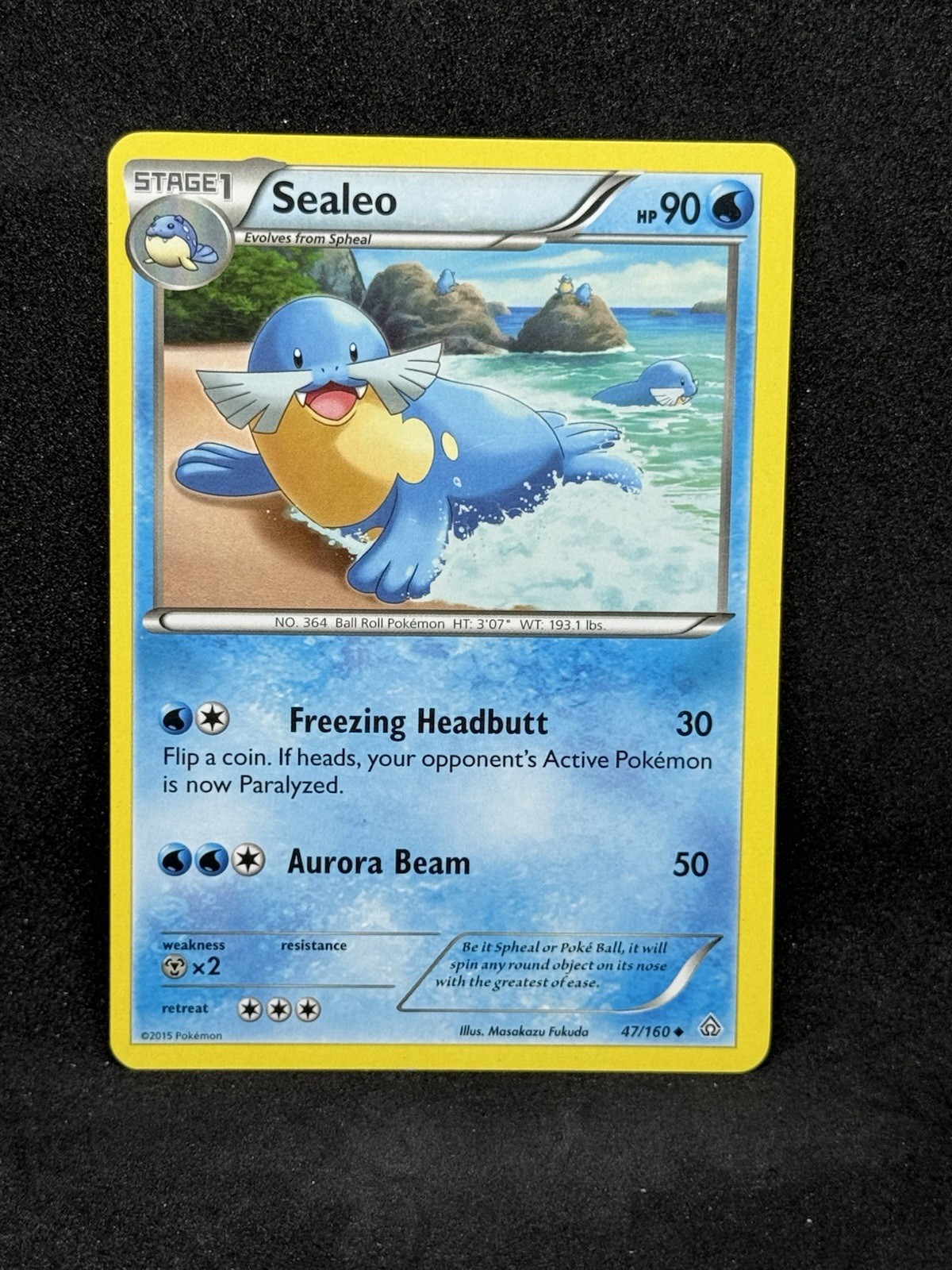 Sealeo 47/160 - Uncommon Pokemon XY Primal Clash Card HP