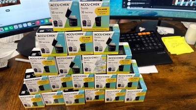 Accu-Chek Guide Test Strips - 1,000 Count (2027+ EXP) DAMAGE BOX - FREE SHIPPING