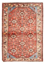 3'8" x 5'5" Traditional Vintage Hand Knotted Oriental Carpet Wool Area Rug