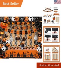 Halloween Party Decorations Kit, 38 Pcs Spooky Birthday Set