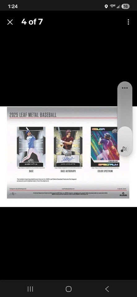 Caja Jumbo Sellada de Fábrica de Béisbol Hoja de Metal 2025 9 Auto por Caja + Prueba Automática Foto 4 de 4