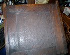 Antique Victorian/Edwardian Carved wood & Brass Coal Scuttle /Purdonium 20x14x13 — photo 7
