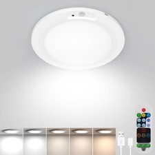 Rechargeable Motion Sensor Light with Remote - 8000mAh Battery, Magnetic Wirele