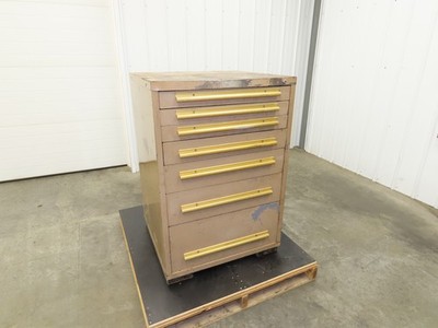 Equipto Modular Steel 7 Drawer Industrial Tool Cabinet 30x29x44'' Stanley Vidmar