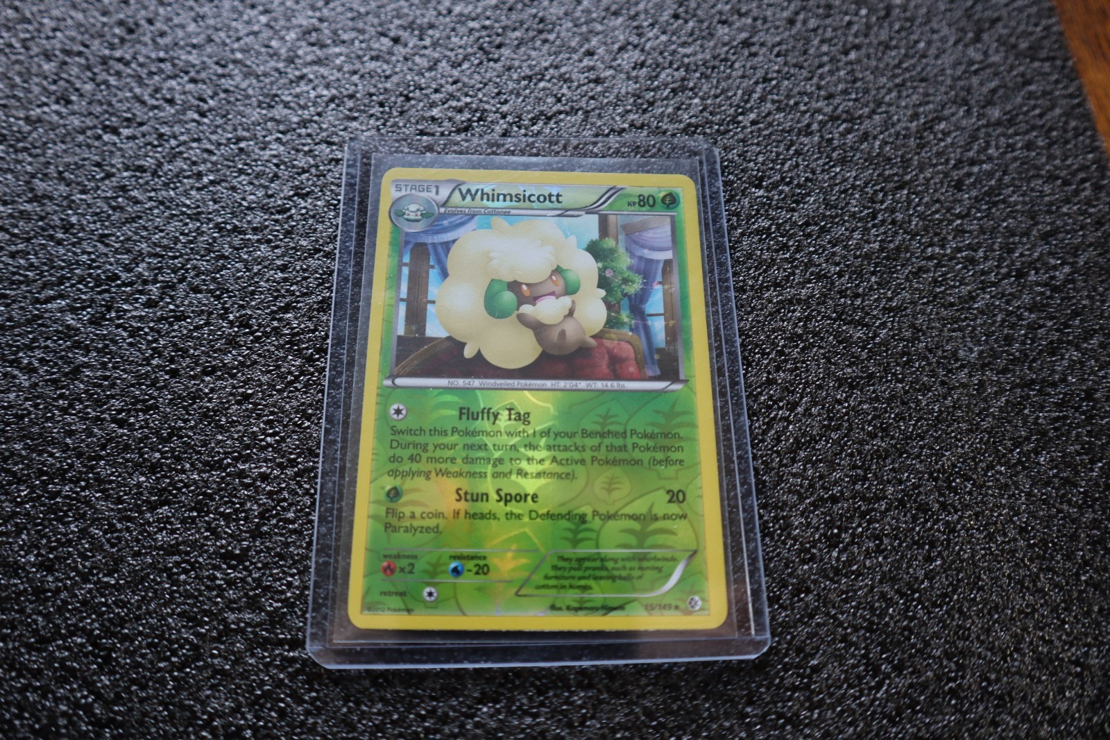 Whimsicott 15/149 Boundaries Crossed ReverseHolo Pokémon Card TCG Near Mint Rare