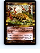 Rock Basilisk Multi Rare Mirage MTG NP Near Mint or Better