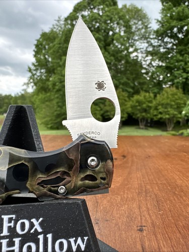 SPYDERCO CHAPARRAL RAFFIR NOBLE HANDLES CTS-XHP STAINLESS C152RNP FOLDING KNIFE - Picture 3 of 18