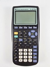 Texas Instruments TI-83 Plus Graphing Calculator With Cover Tested Working