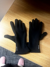 HEAD Women's Touchscreen Running Gloves, Black - Large great condition 