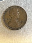1945 Wheat Penny No Mint Mark Coin Error with L On Rim — photo 1