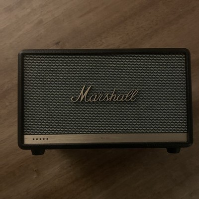 Marshall Action II Bluetooth Speaker In Black W/ Amazon Alexa 