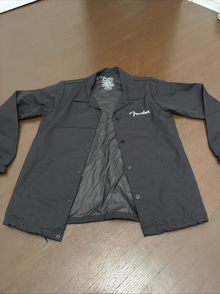 Fender Spaghetti Logo Coaches Jacket. Size S. | eBay