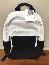 NEW Pottery Barn Baby Classic Colorblock Diaper Backpack Changing Pad Black
