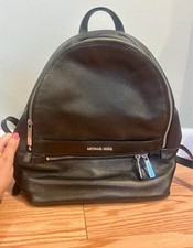 Michael Kors Women's Leather Backpack Mint Condition Pre-Owned No flaws BLACK