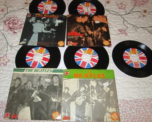 The Beatles "Collectables" Vinyl 45s & Picture Sleeves