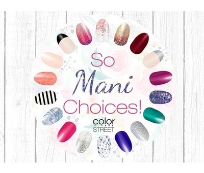 Color Street Nail Strips *SOLID, GLITTER, ART, HOLIDAY DESIGNS* (Names E, F, G)