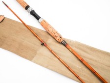 ALLCOCKS LIGHTCASTER 7' SPLIT CANE SPINNING ROD