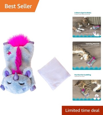 Cuddle Pal Unicorn Plush Cat Toy, 8.5'' - Perfect for Stress Relief and Snuggles