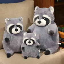 Large Grey Raccoon Plush Toy – Soft Stuffed Animal Pillow Toy (22cm, 35cm, 45cm)