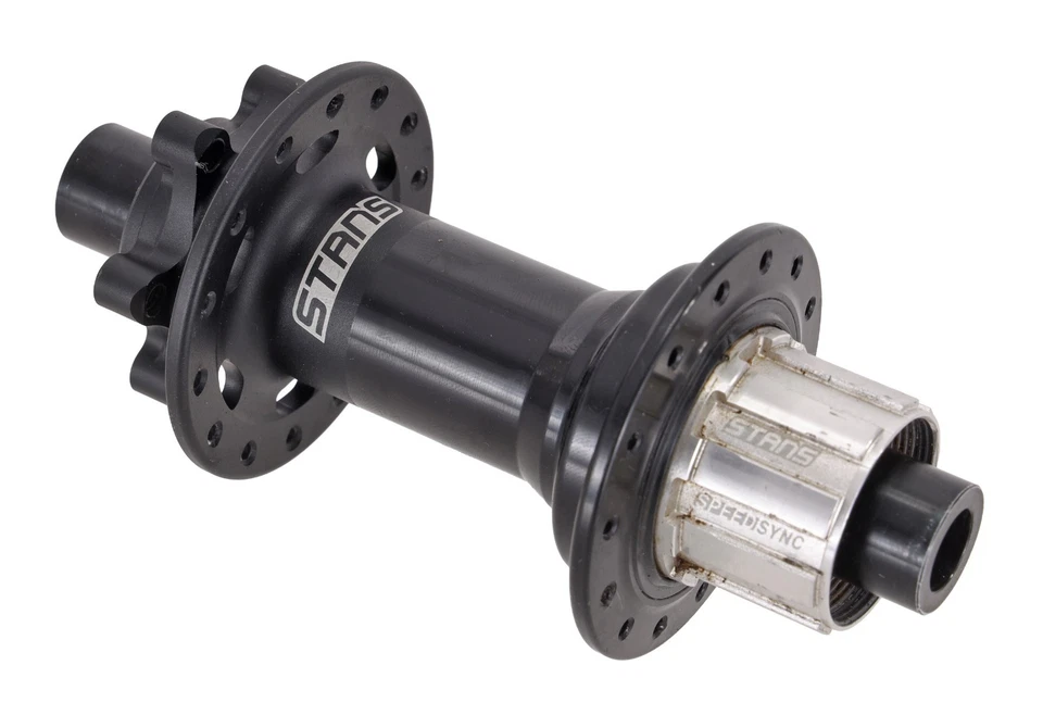 Buje trasero Stans NEO Ultimate MTN 11 velocidades 142 mm 28H Shimano HG disco 6 pernos TA Foto 2 de 4