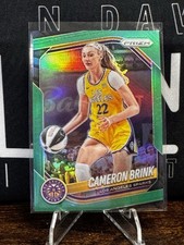 2025 Panini Prizm WNBA Cameron Brink Green SP RC #87 LA Sparks