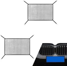2 PCS Car Grille Protection Net, Portable High-density Radiator Protector Mesh w