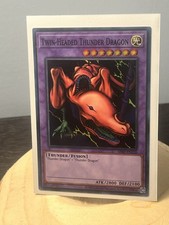 Yugioh Twin-Headed Thunder Dragon MRD-EN120 Super Rare Unlimited Mint