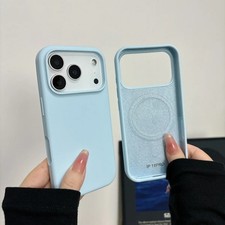 Silicone Magnetic Phone Case for iPhone 16 Pro Max 16 Pro 16 Plus MagSafe Cover