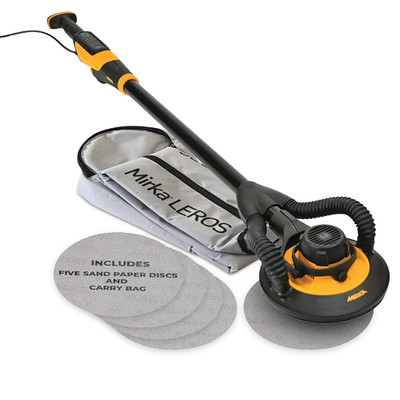 LEROS Electric Vacuum Drywall Sander Pole   Ergonomic Lightweight 7.1 lb Tool...