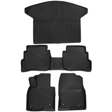 Car Floor Mats Cargo Liner Kit For Mazda Cx-5 2017-2025 All Weather Anti-slip