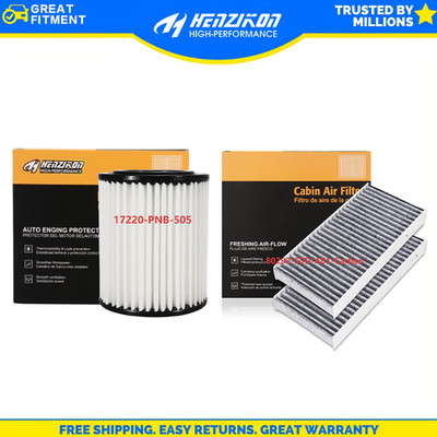 Combo Set Engine & Cabin Air Filter for Acura RSX Honda CR-V 02-06 Element 03-06