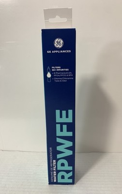 GE Genuine Refrigerator Water Filter RPWFE Sealed 50+ Impurities