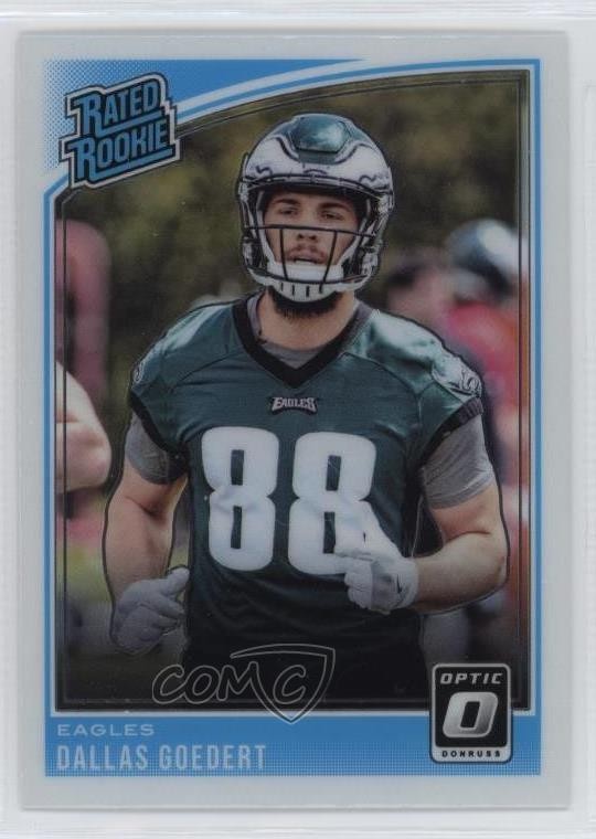 2018 Donruss Optic Rated Rookie Dallas Goedert #197 9cf