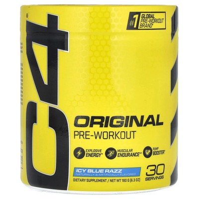 C4  Original, Pre-Workout, Icy Blue Razz, 6.3 oz (180 g)