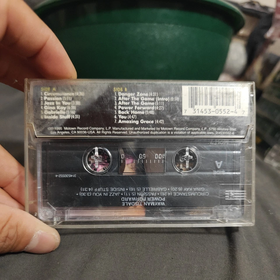 Wayman Tisdale - Power Forward cassette Tape. Tested and Great Sound.  - Image 2 of 3