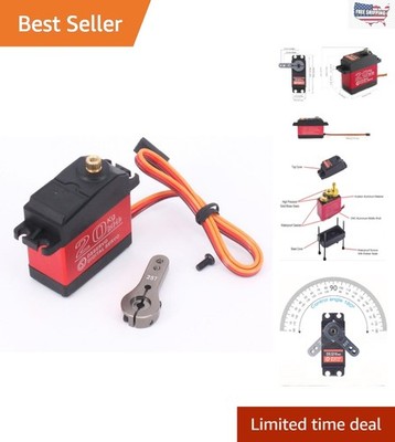 High Torque 25KG Digital Servo for 1/8 & 1/10 RC Cars - 180 Control Angle