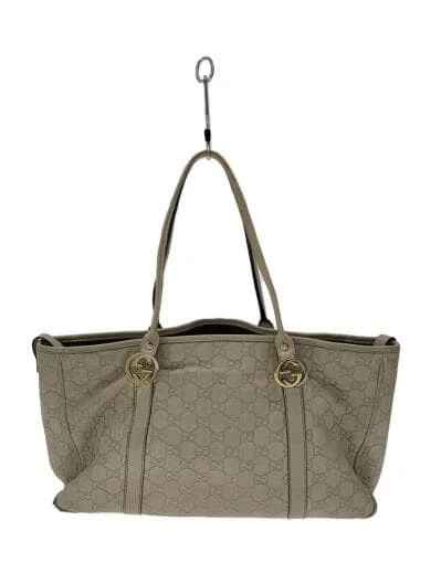 Sac fourre tout GUCCI Gucci Sima cuir beige monogramme 232957 du Japon Gucci