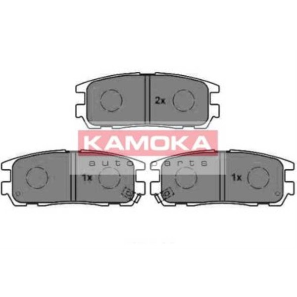 Kamoka BremsbeläGe Hinten FüR Opel Frontera A Monterey Isuzu Trooper III-image