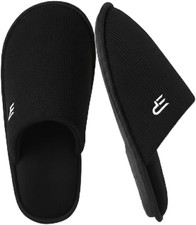 Mens Memory Foam Slippers Lightweight House Shoes for Indoor Outdoor Travel