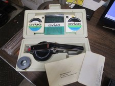 Very Nice DYMO 1570  Label Making Labeling Kit Case & 3 Wheels Works Great