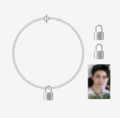 Stray Kids Hyunjin Necklace + Photocard celebrATE JYP Official