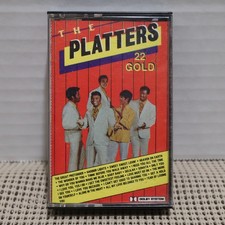 The Platters 22 Gold Cassette 1986 Deluxe Records Greatest Hits