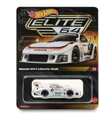 Hot Wheels Elite 64 Mazda RX-7 Liberty Walk RLC Redline Club JCP43/Diecast/DHL