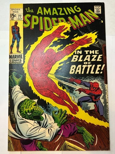 THE AMZING SPIDER-MAN #77 1969 7.5